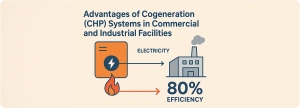 Kojenerasyon (CHP) Sistemlerinin Ticari ve Endüstriyel Tesislerde Sağladığı Avantajlar